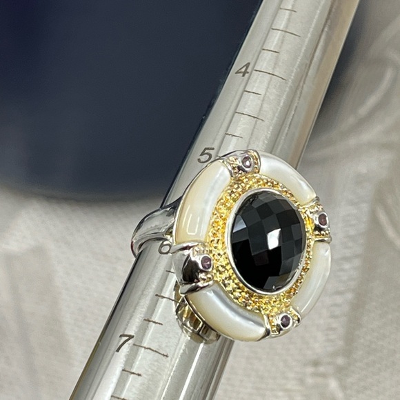 Striking Vintage Sterling Silver 925 Hong Kong Ring - Picture 12 of 16